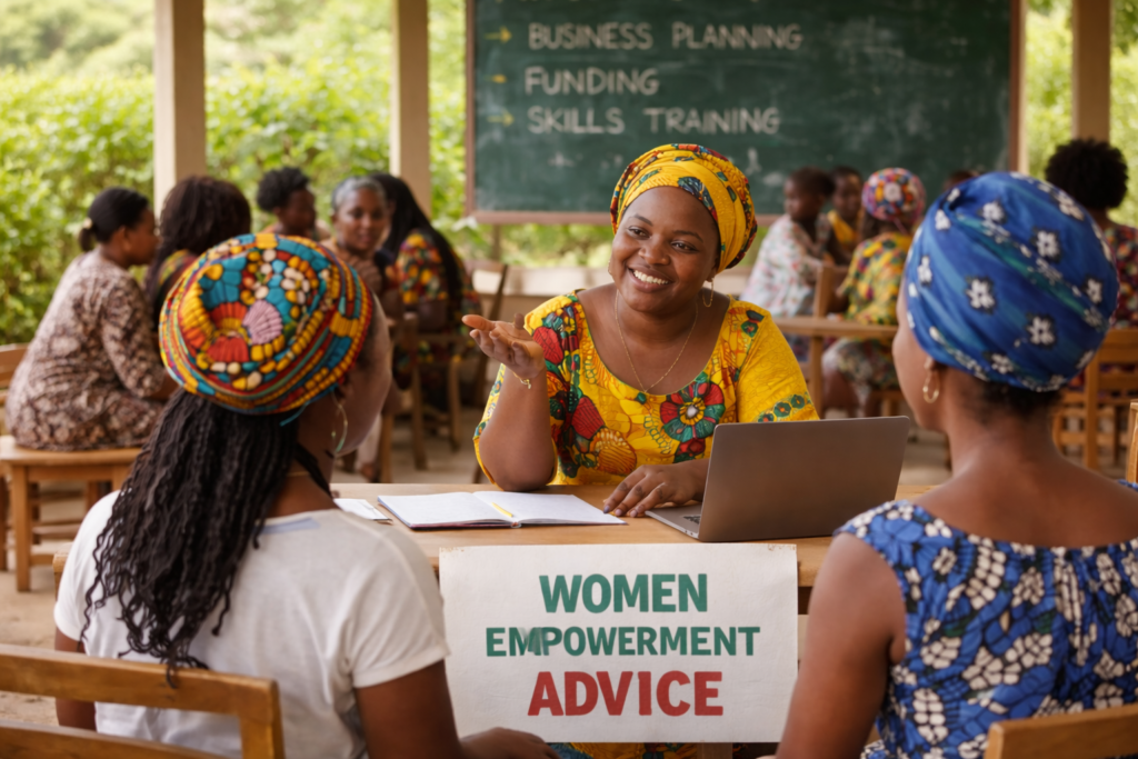 Centre d'écoute pour prodiguer des conseils et les accompagner dans l'insertion professionel grâce à l'association SHE